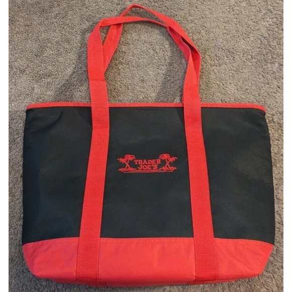 Trader Joe's Bags Trader Joes Large Reusable Insulated Bag Black